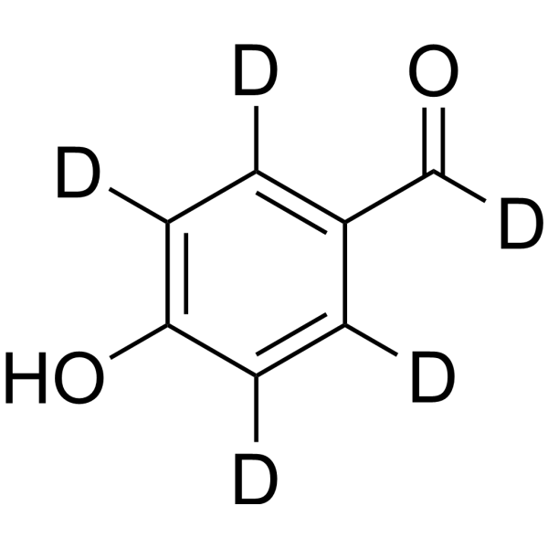 p-Hydroxybenzaldehyde-d5 (para-hydroxybenzaldehyde-d5) 298704-22-0